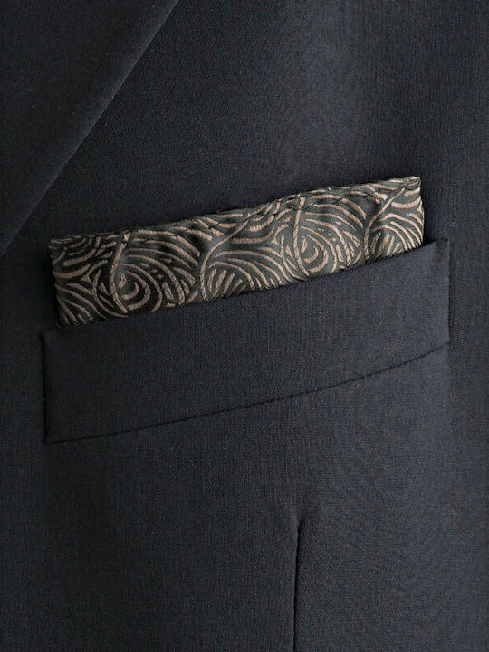 Men’s Silk Brown Pocket Square