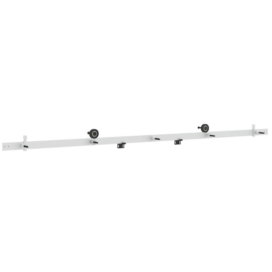 vidaXL Schiebetürmechanismus 213,4 cm Weiß
