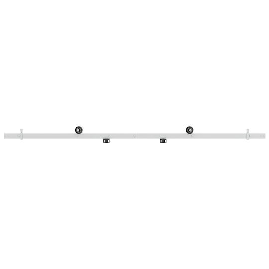 vidaXL Schiebetürmechanismus 213,4 cm Weiß