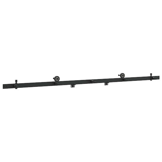 vidaXL Μηχανισμός Συρόμενης Πόρτας 183cm Μαύρος