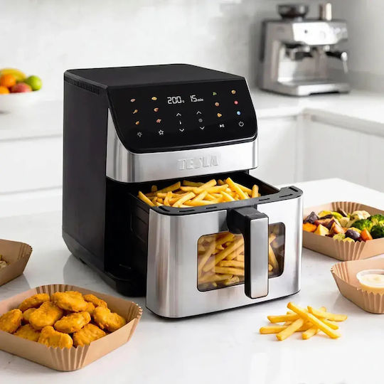 AirCook DualHeat QD65 XXL Air Fryer 6.5 L Silver