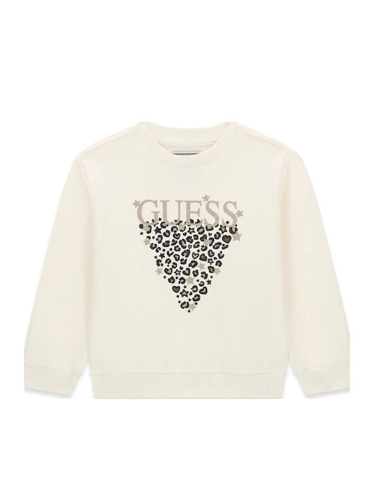 Guess Kinder-Sweatshirt Cream Ls Active Top