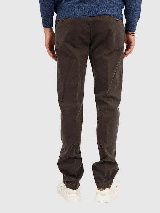Ανδρικό Παντελόνι Chino Darkbrown