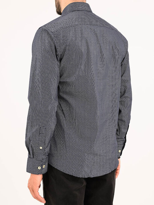 Long Sleeve Regular Fit Shirt Dark Blue