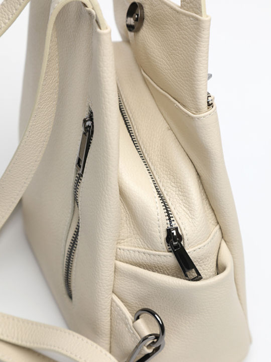 Grüne Damenhandtasche aus Leder