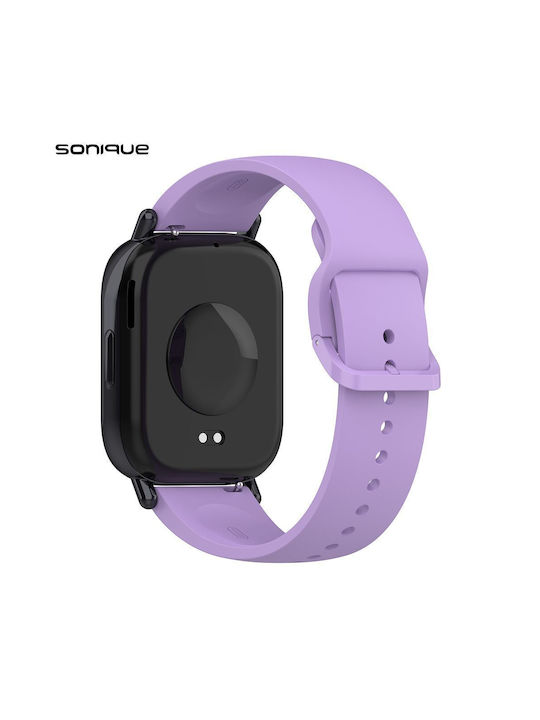 Λουράκι Σιλικόνης Soft Band Sonique Xiaomi Redmi Watch 5 Active Redmi Watch 5 Lite Λιλά