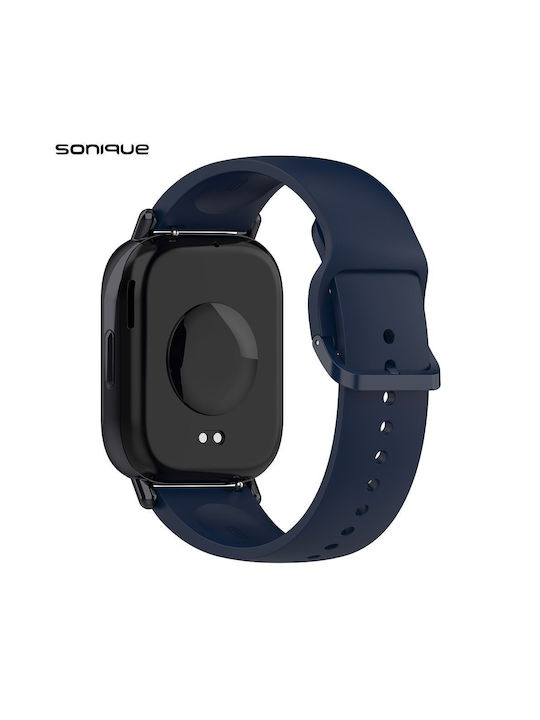 Λουράκι Σιλικόνης Soft Band Sonique Xiaomi Redmi Watch 5 Active Redmi Watch 5 Lite Μπλε Σκούρο
