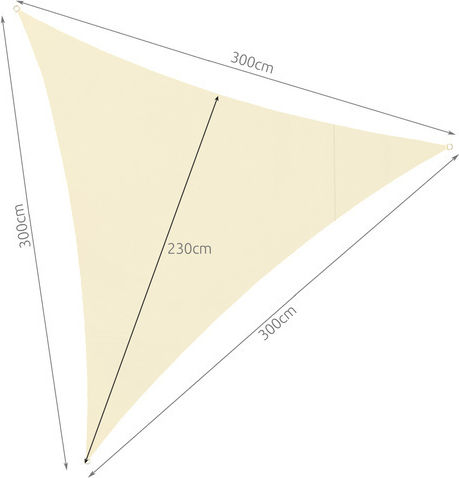 Gardlov Pânză De Umbrire Bej 3x3m