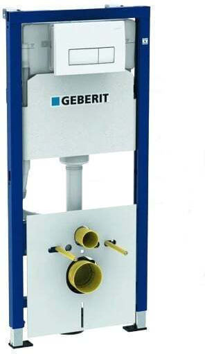 Geberit Delta Εντοιχιζόμενο Πλαστικό Καζανάκι Ορθογώνιο Χαμηλής Πίεσης Λευκό