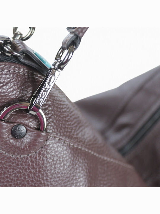 Leather Women's Bag Moka