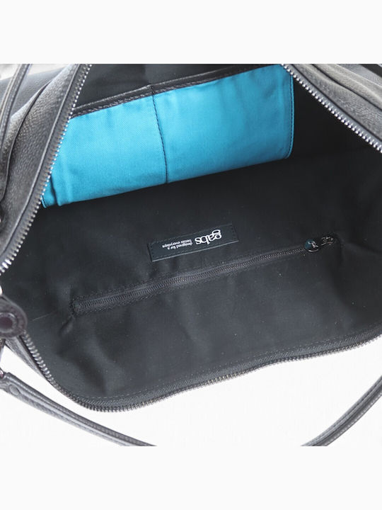 Black Leather Women's Hobo Bag