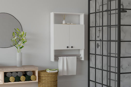 Fratelli Home Ντουλάπι Μπάνιου 15x60x87cm Λευκό