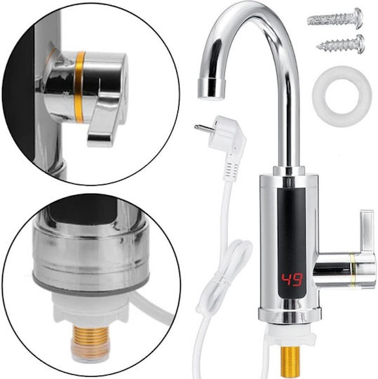 Electric Single-Phase Instant Heater Tap for Bathroom / Kitchen 3kW
