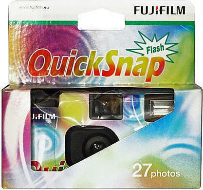 Fujifilm QuickSnap Flash Camera Single Use Multicolor