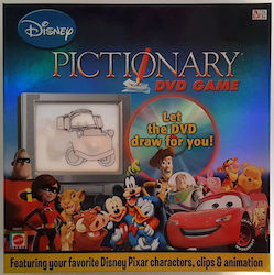 Mattel Joc de Masă Pictionary Disney pentru 2+ Jucători 7+ Ani Ν2957