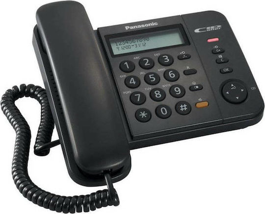 Panasonic KX-TS560 Corded Office Phone Black KX-TS560EX2B