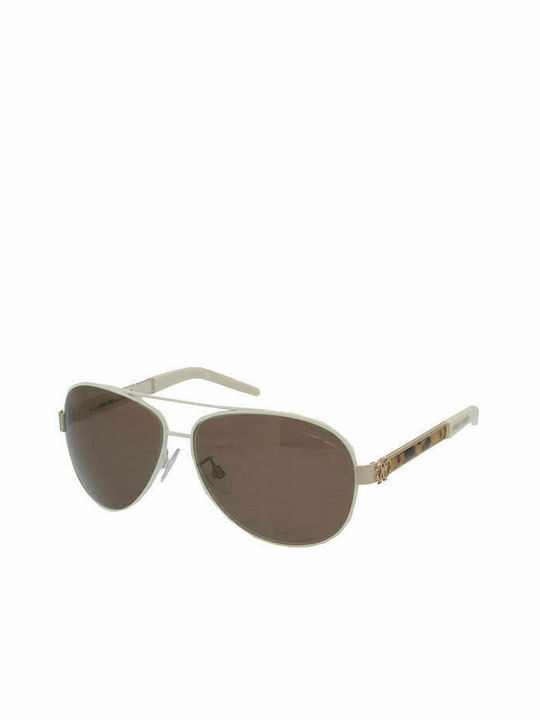 Roberto Cavalli Men's Sunglasses with Brown Metal Frame