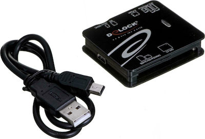 DeLock Kartenleser USB 2.0 für /S/D/ /m/i/c/r/o/S/D/ /M/e/m/o/r/y/S/t/i/c/k/ /C/o/m/p/a/c/t/F/l/a/s/h/ / /