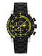 Burberry Men's Watch 43mm Chronograph Battery with Black Metal Bracelet