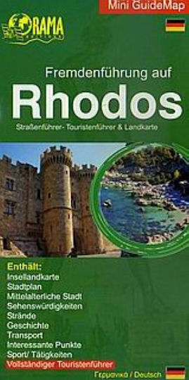 Fremdenführung in Rhodos, Straßenführer - Reiseführer & Karte