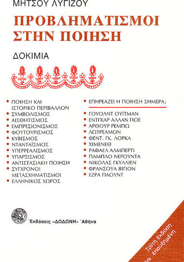 Προβληματισμοί στην ποίηση