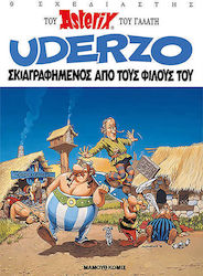 Ο σχεδιαστής του Asterix του Γαλάτη Uderzo σκια...
