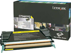 Lexmark C734A1Y Toner Laser Εκτυπωτή Κίτρινο 6000 Σελίδων