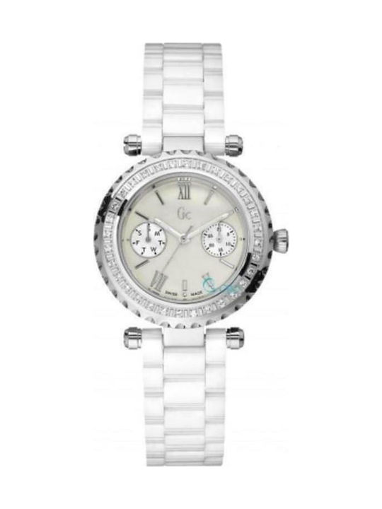 GC Watches Uhr mit Weiß Kautschukarmband
