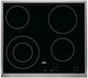 AEG Autonomous Cooktop with Ceramic Burners Inox and Locking Function 57.6x51.6cm