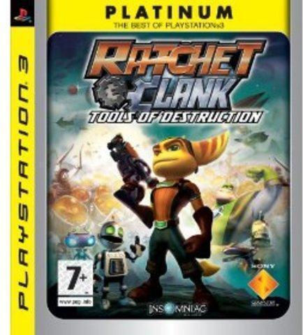 Ratchet & Clank Tools Of Destruction (Platinum) PS3 Game (Used)