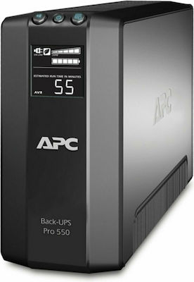 APC Back-UPS Pro 550 Line-Interactive 550VA 330W με 6 IEC Πρίζες