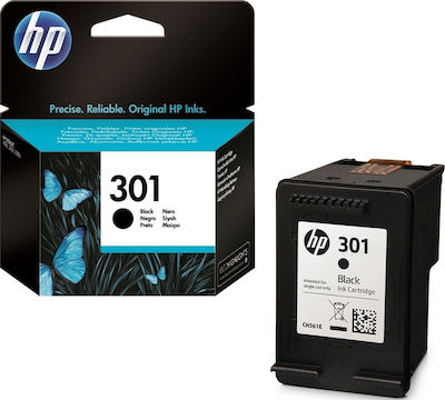 HP 301 Cartuș de cerneală original pentru imprimante InkJet Negru (CH561EE)