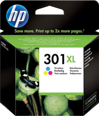 HP 301XL Μελάνι Εκτυπωτή InkJet Πολλαπλό (Color) (CH564EE)