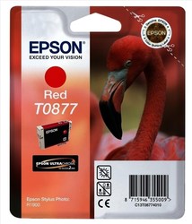 Epson T0877 Original InkJet Printer Ink Red (C13T08774010)