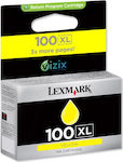 Lexmark 100XL Inkjet Printer Cartridge Yellow (14N1071E)