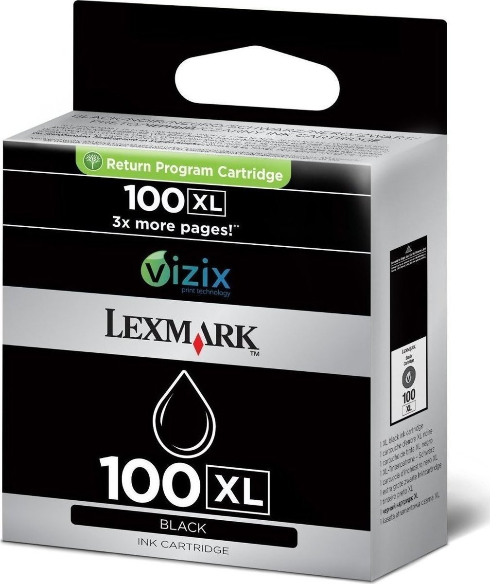 lexmark 100 black