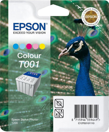 Epson T001 Γνήσιο Μελάνι Εκτυπωτή InkJet Πολλαπλό (Color) (C13T00101110)