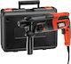 Black & Decker KD855KA Κρουστικό Σκαπτικό Πιστολέτο Ρεύματος 550W με Υποδοχή SDS Plus KD855KA