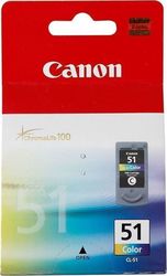 Canon CL-51 Μελάνι Εκτυπωτή InkJet Πολλαπλό (Color) (0618B001)
