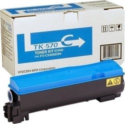 Kyocera TK-570C Toner Laser Printer Cyan 12000 Pages (1T02HGCEU0)