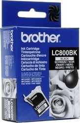 Brother LC800 Black Γνήσιο Μελάνι Εκτυπωτή InkJet Μαύρο (LC-800BK)