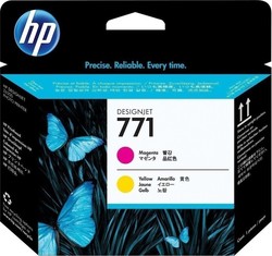 HP 771 Magenta/Yellow Printhead Оригинален Пакет от мастила за мастиленоструен принтер Множество (цвят) (CE018A)