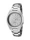 Seiko 5 Ceas Bărbătesc 37mm Automat cu Argintiu Brățară Metalică