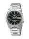 Seiko 5 Men's Watch 37mm Automatic with Silver Metal Bracelet