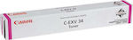 Canon C-EXV34 Toner Laser Εκτυπωτή Ματζέντα 19000 Σελίδων (3784B002)