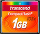 Transcend 133x CompactFlash Card 1GB