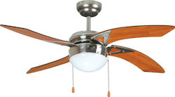 Human HB42 Ceiling Fan 105cm with Light Brown