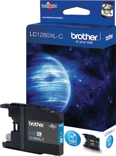 Brother LC1280XL Original InkJet Printer Ink Cyan (LC-1280XLC)