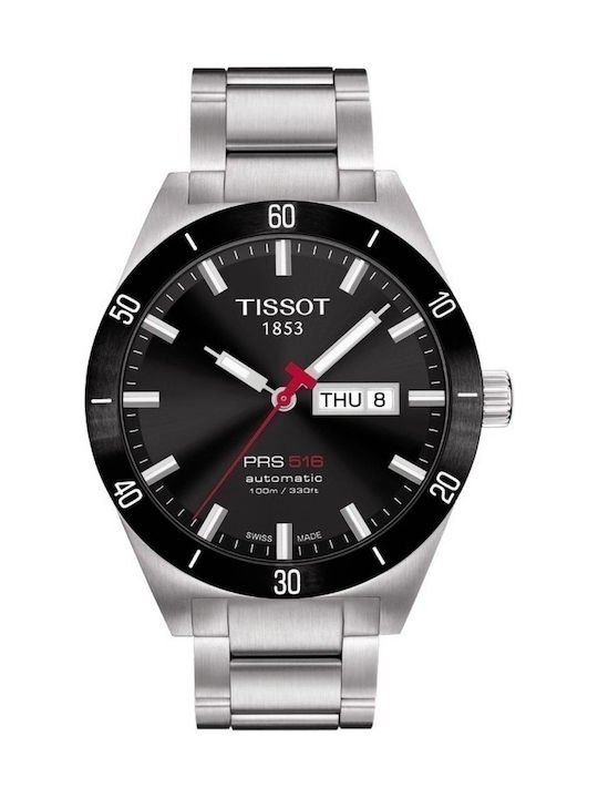 Tissot Ανδρικό Ρολόι με Ασημί Μεταλλικό Μπρασελέ