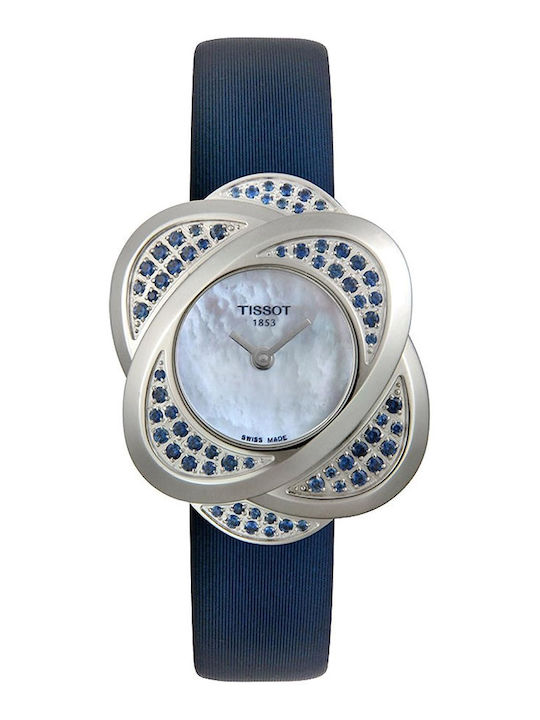 Tissot Women's Watch with Blue Leather Strap